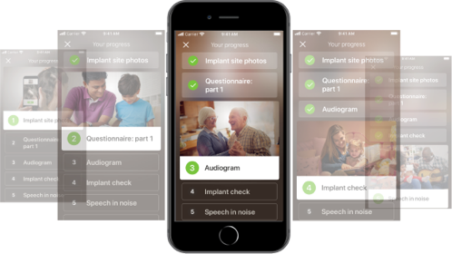Remote check for recipients process image